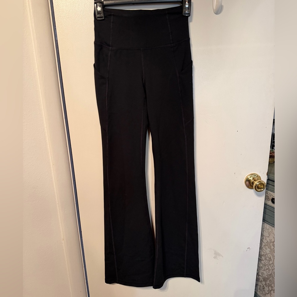 YITTY by Fabletics Black Flared Womens Active Leggings